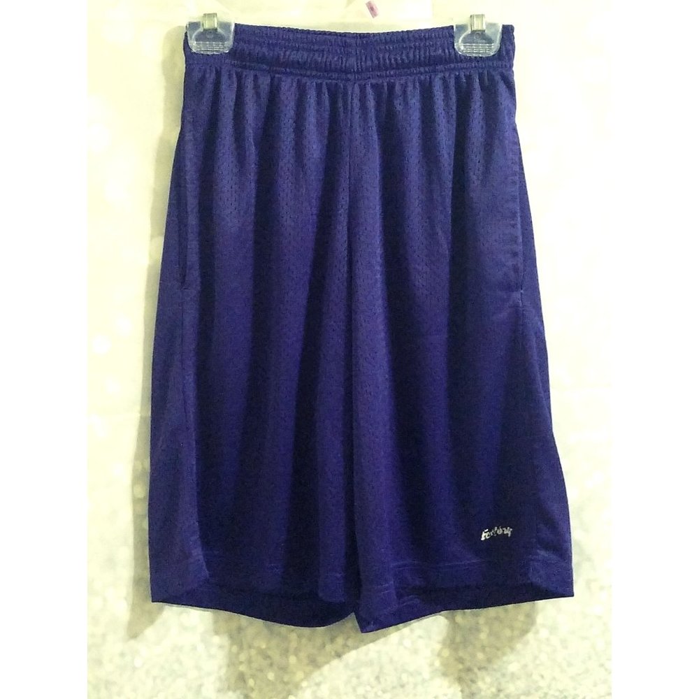 Boys Eastbay Basketball Gym Shorts Purple Size Small